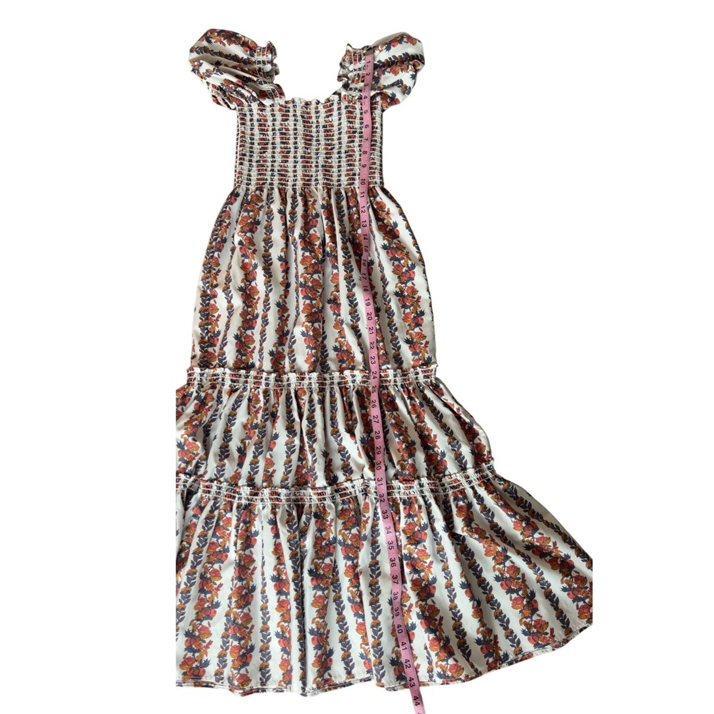 O.P.T. Daphne Floral Smocked Midi Dress by Anthropologie SZ: XS - Picture 8 of 12